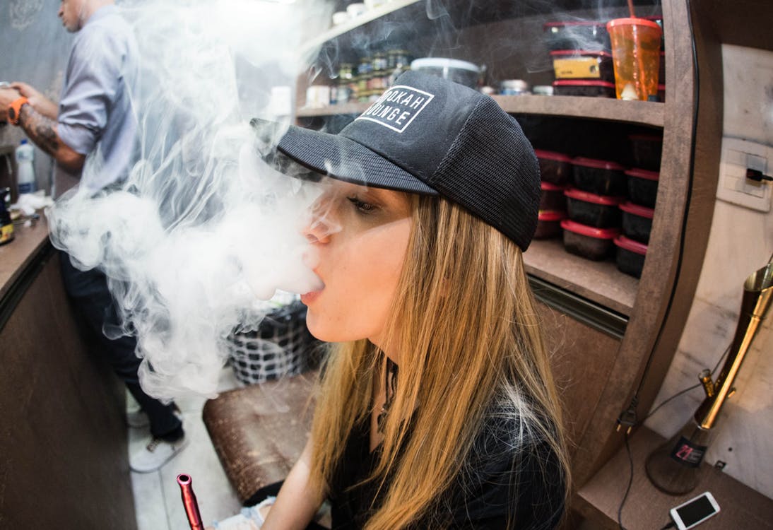 Ångan från e-cigarett