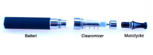 e-cigarett i delar